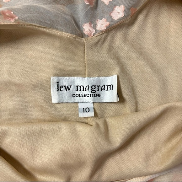 Lew Magram Vintage Y2K Silk Blend Maxi Dress Sz 10 - Picture 5 of 11